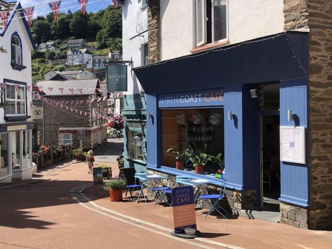 North Coast Café in Lynton – speciality coffee stop for walkers on Exmoor
